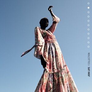 Blogger favorite Zara patchwork flowly dress